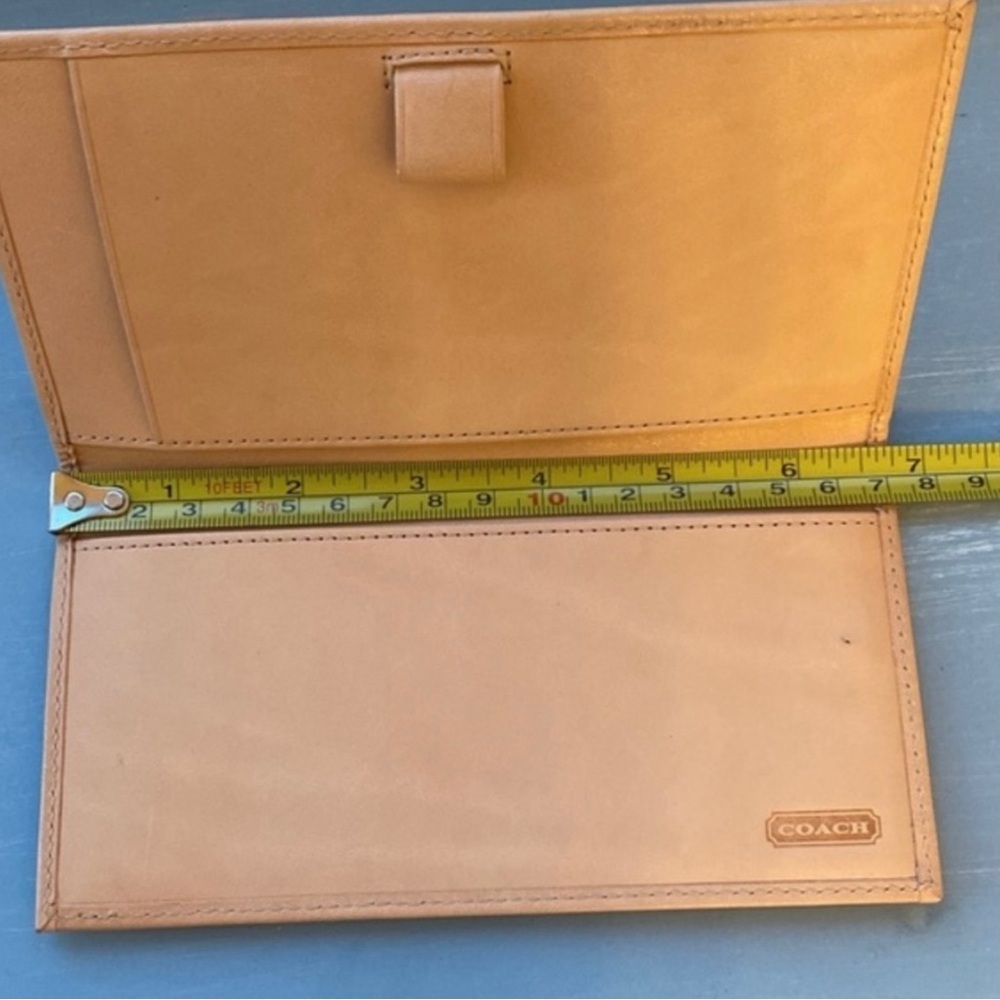 Coach Checkbook Monogram Wallet - Picture 8 of 9